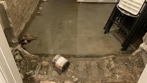 Standing Water Extraction from the Basement